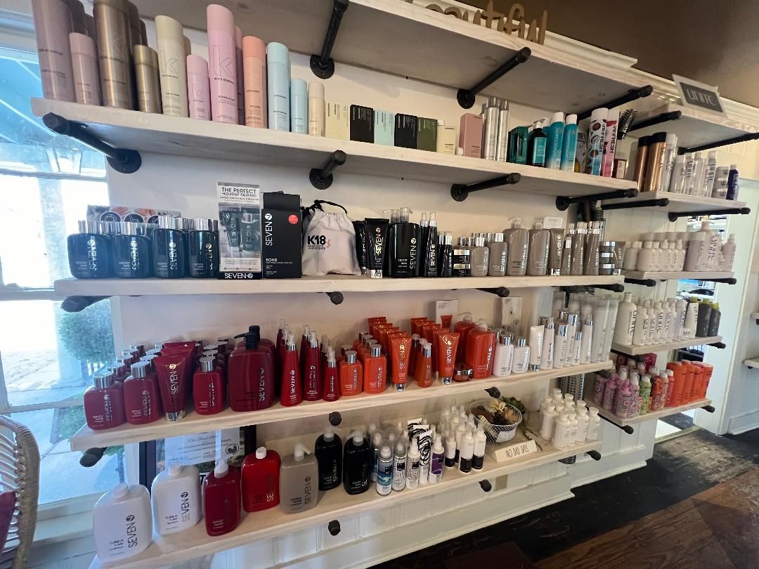 photo of recommended hair care products