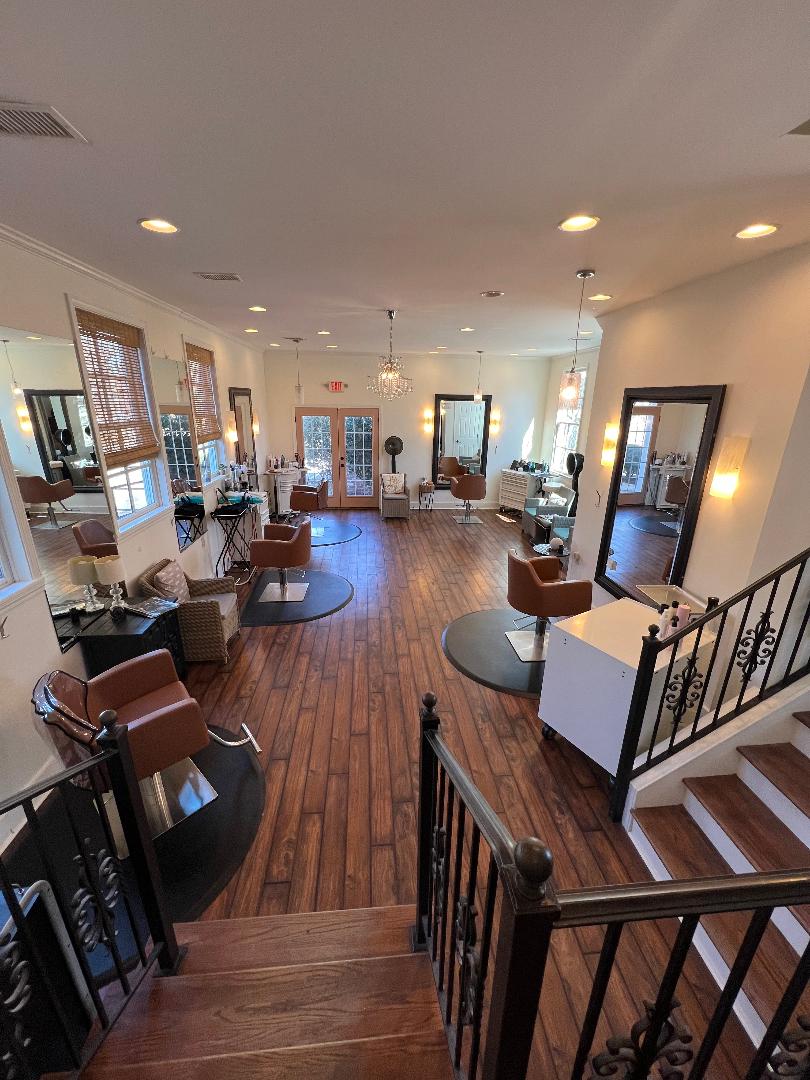 photo of the hair stylist workstations